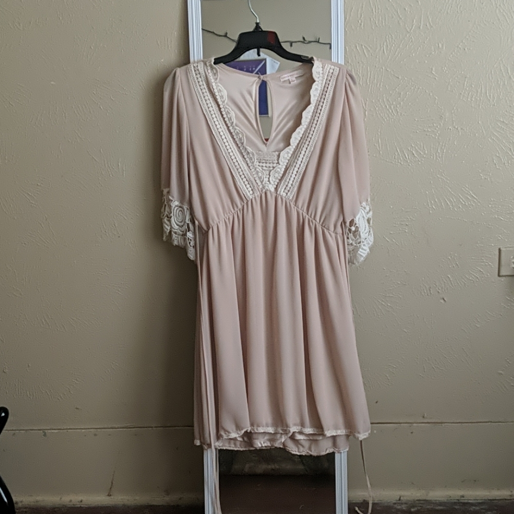 Tan dress